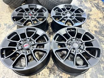 20" TOYOTA TUNDRA TRD Sequoia 2022-2027 Factory OEM BLACK WHEELS RIMS 4