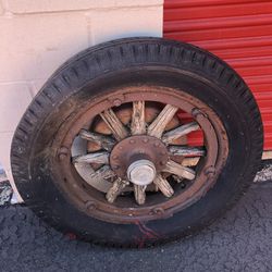 Old Buick Spoke Wheel / Wagons. / Peddle Fire Truck. $250 All. Toys , Collectible  $150