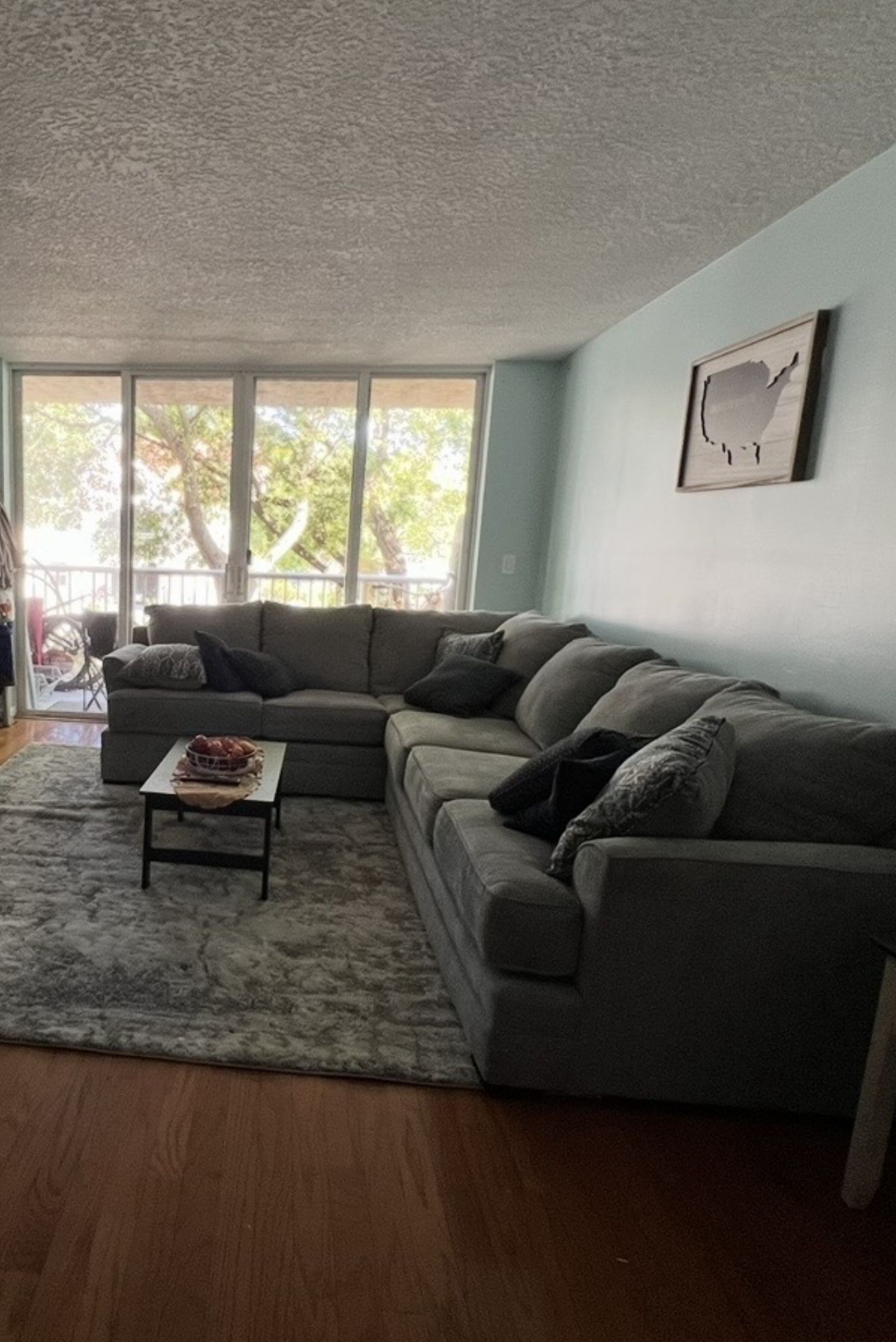 Couch Section. Grey Great Condition OBO