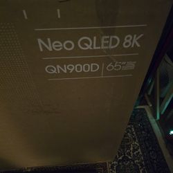 2024 Samsung 8 K T.V. Parts only- QN900D 65 in