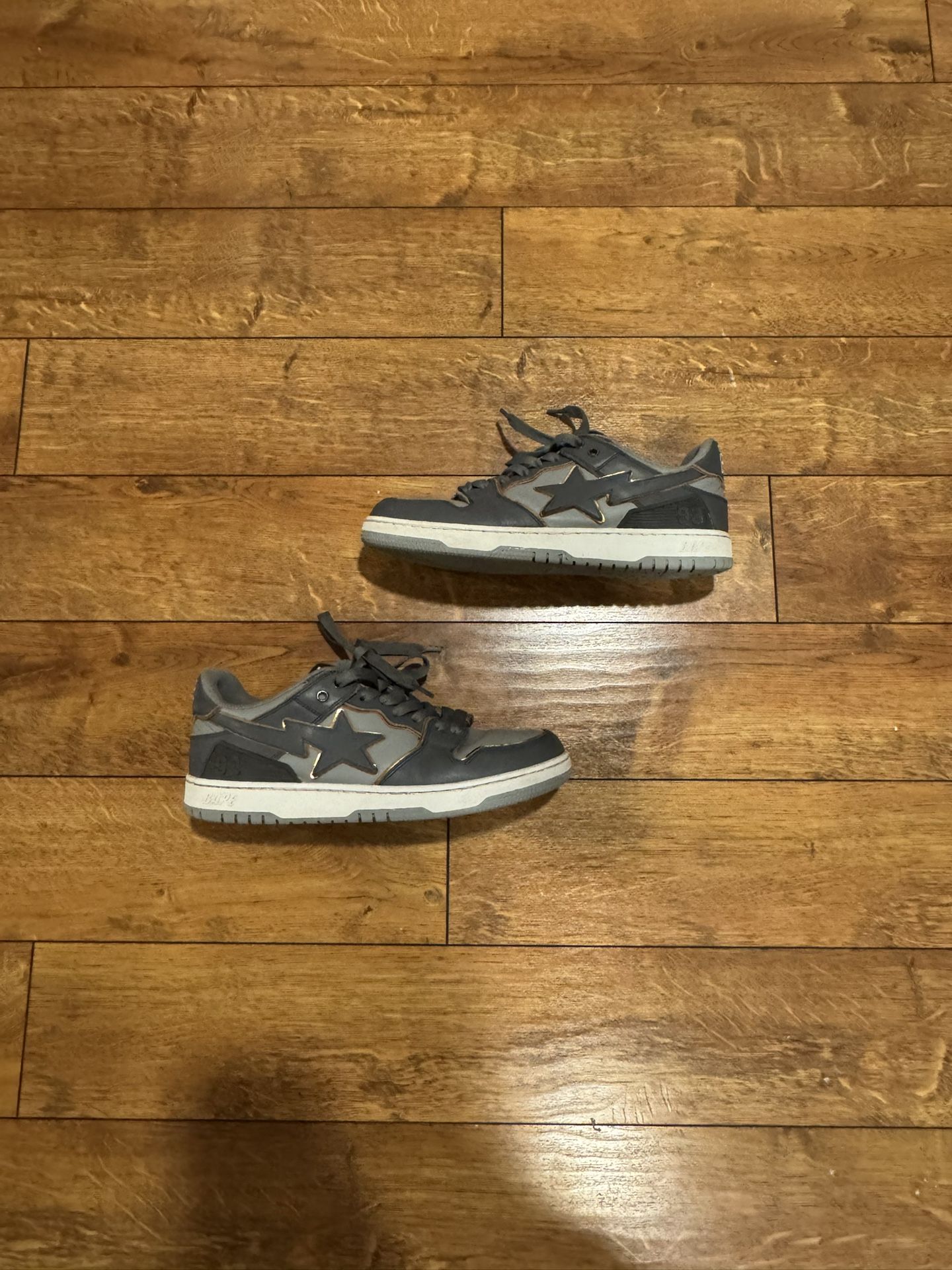Bapesta Sk8 sta “Gray Gold”