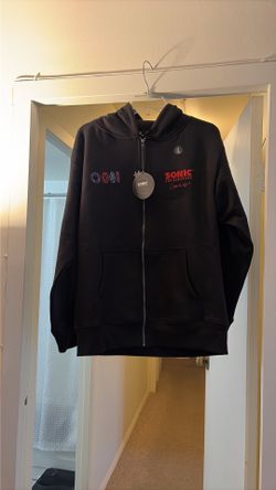 Black Zip Hoodie-Sonic The Hedgehog (New)