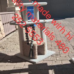 Cat tree. Cat tower. Cat scratcher. Cat bed. Cat condo. Cat post