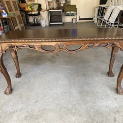 Console Table Vintage Mid Century Wooden Furniture 