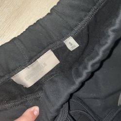 black essentials sweats