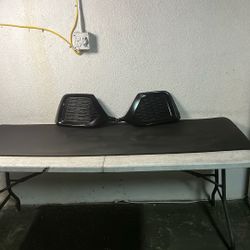 2017 2018 2019 HONDA CIVIC REAR BUMPER GARNISH TRIM 71508-TGG 71503-TGG OEM USED