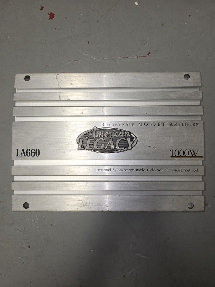 American Legacy 1000w Amp