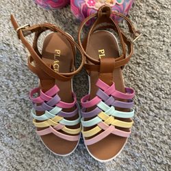 Vans & sandals Girls size 12