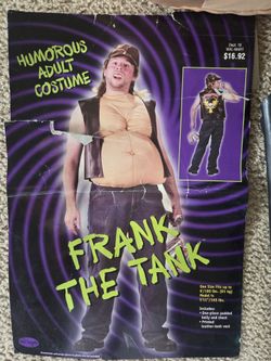 Frank the Tank Dress Up Halloween Costume Adult