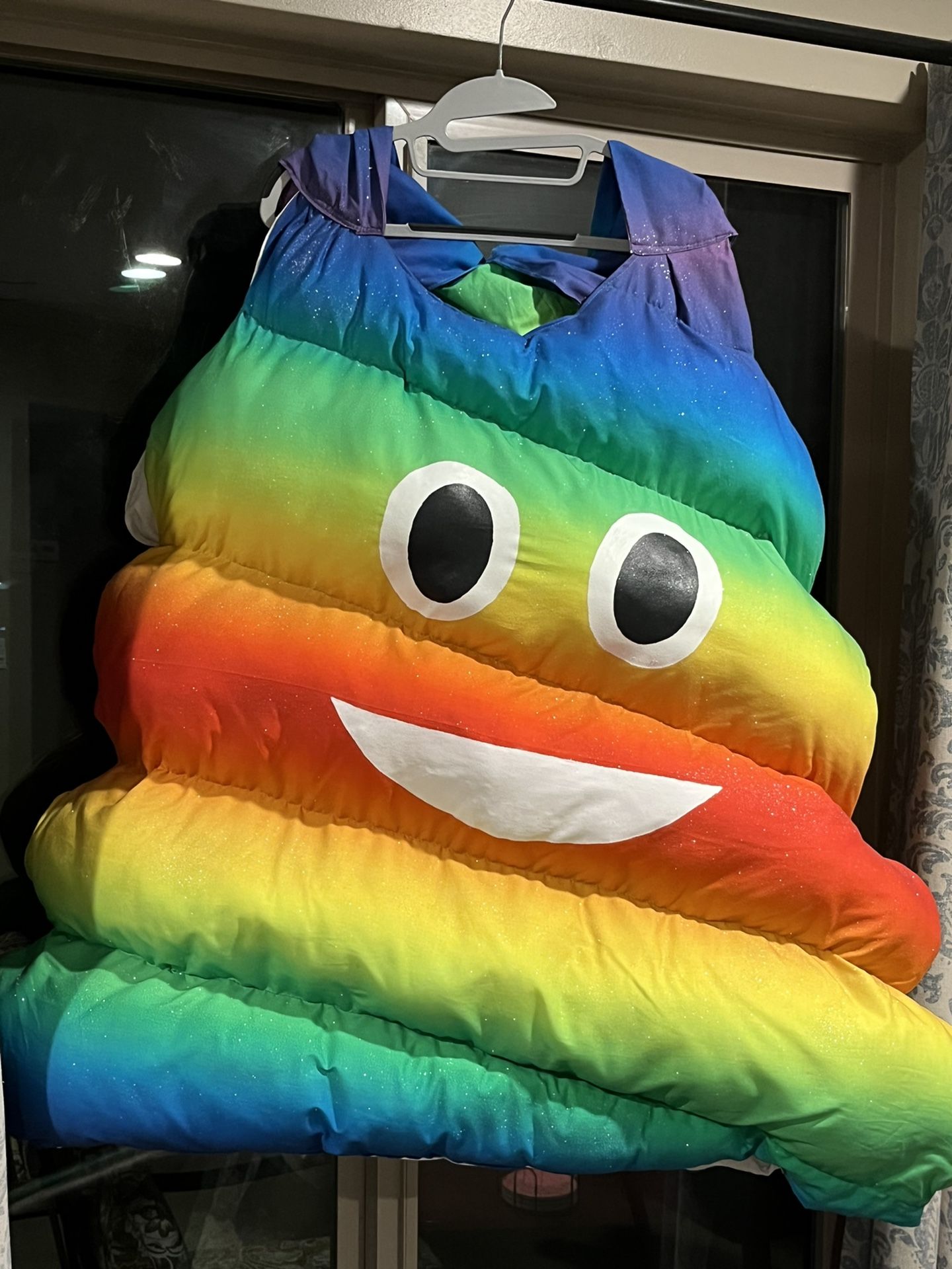 Halloween Costume Rainbow Emoji Unicorn Poop Halloween Costume Adult