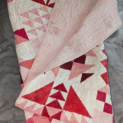 Hand Sewn Girl's Or Baby Blanket 