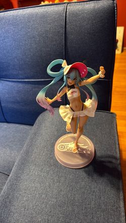 the FuRyu Hatsune Miku GT Project Trio-Try-iT Racing Miku 2024 Summer Holiday Version figure.