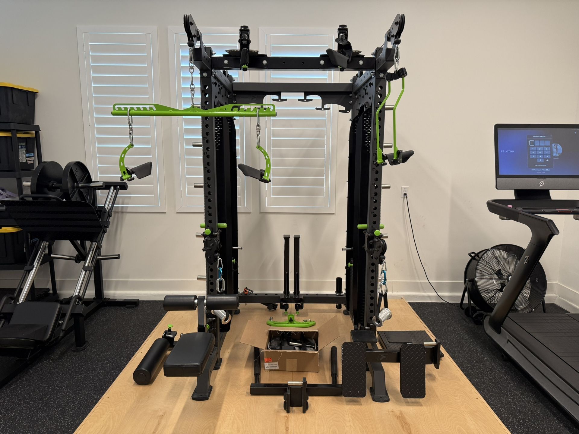 Prime Fitness Prodigy HLP Dual Stack Selectorized Rack w/tons of accessories