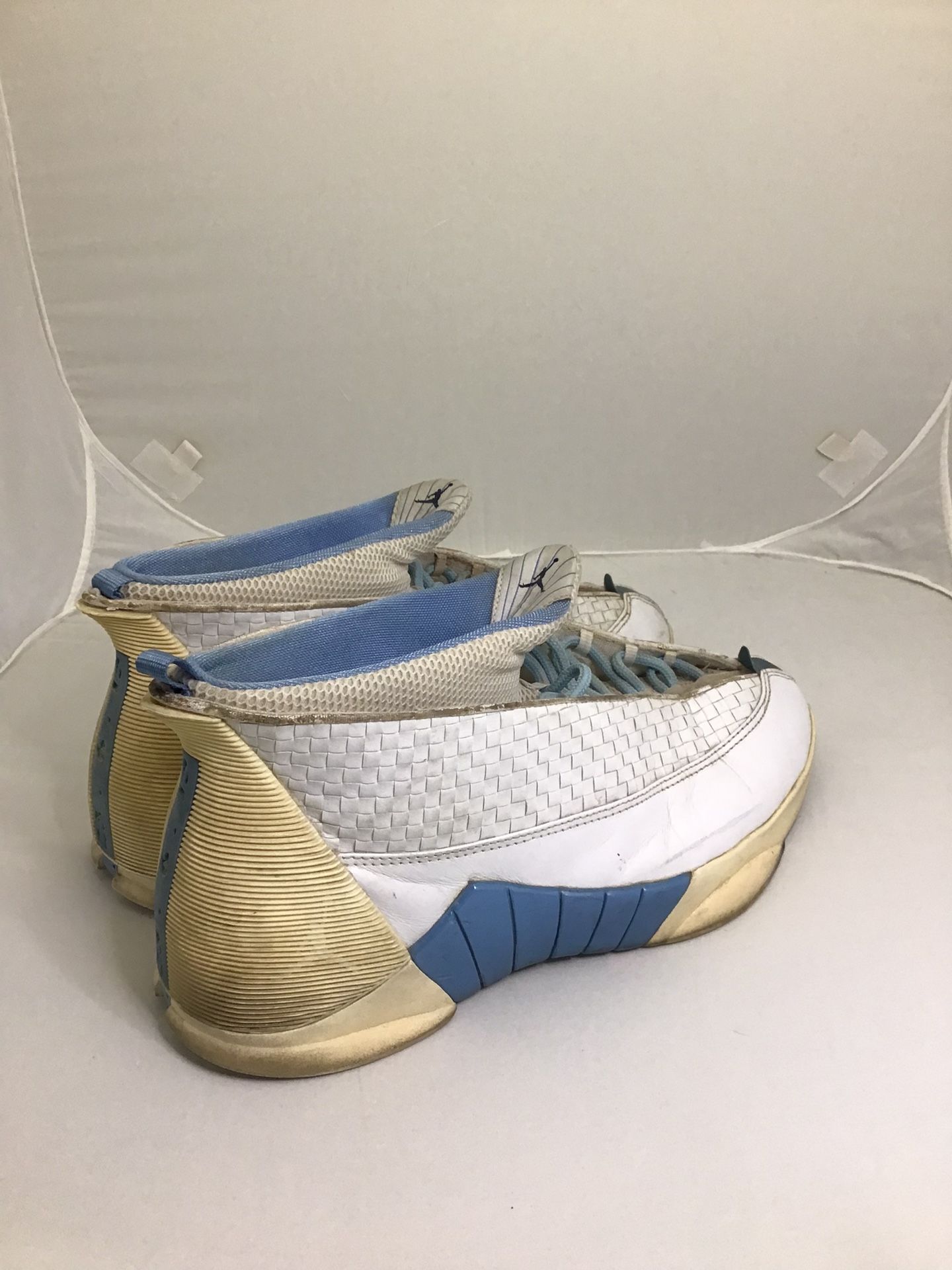 Air Jordan 15 XV OG Columbia White Blue Sneakers - Main Image