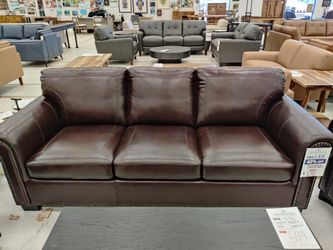 Cassidy Burgandy Sofa