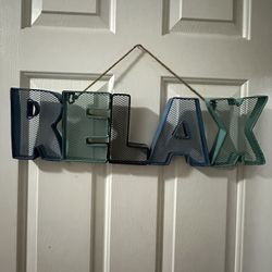 Hanging Decor “Relax”