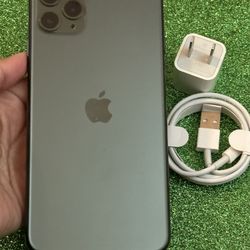 IPhone 11 Pro Max (256gb) Midnight Green AT&T And CRICKET 