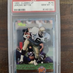 Jerome BETTIS 1993 Classic LP PSA Gem Mint 10
