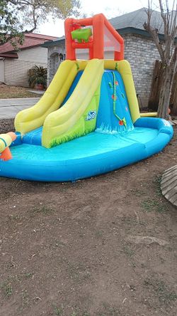 Water Slip N Slide Poll Jumping House