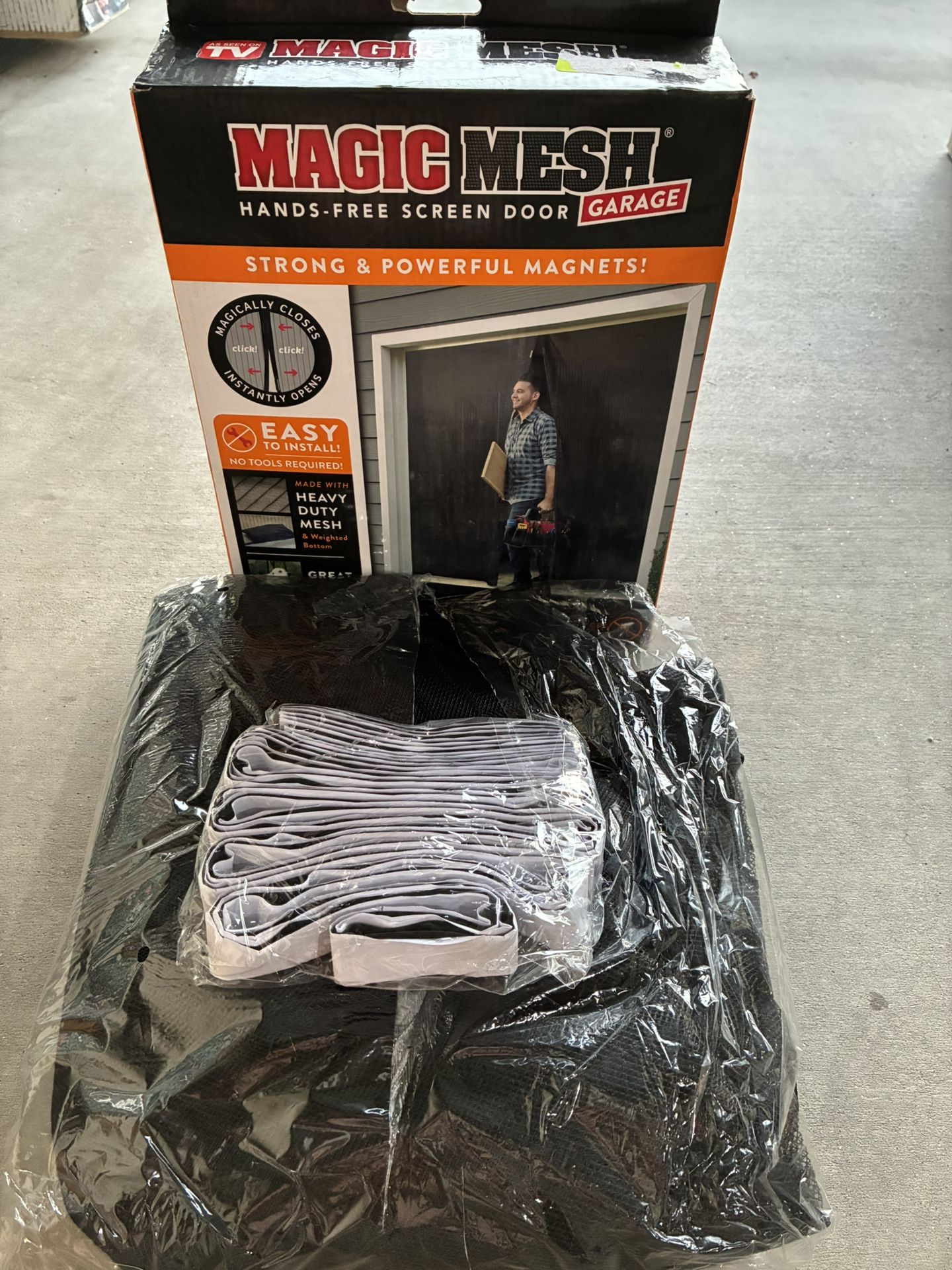1 Car Garage screen Door