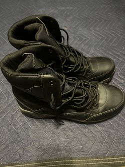 Steel toe work boots size 12