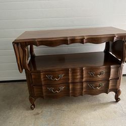 Vintage Thomasville Drop Leaf Tea Table 