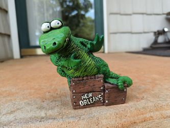 New Orleans Crocodile Decoration Heavy