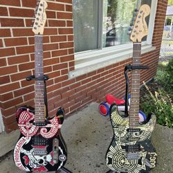 Obey Fender Squire Stratocaster and Telecaster
