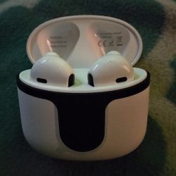Mini touch earbuds with led charging case