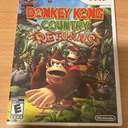 🐵 Donkey Kong Country Returns - Nintendo Wii 🍌🎮