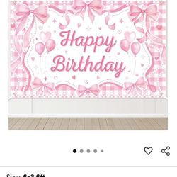 Happy Birthday Backdrop And Banner 