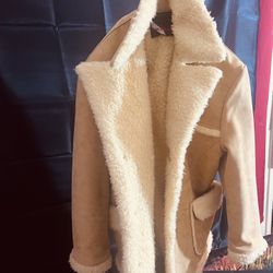 Genuine Sterling Lambkin, Leather Jacket/coat Size 42/L