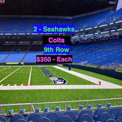 Seahawks Colts Tickets 