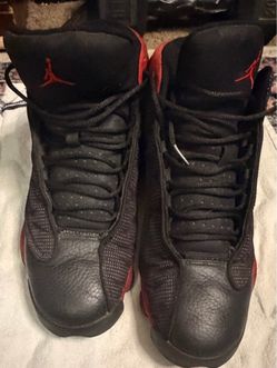 Air Jordan 13 Bred Black Red Sneakers