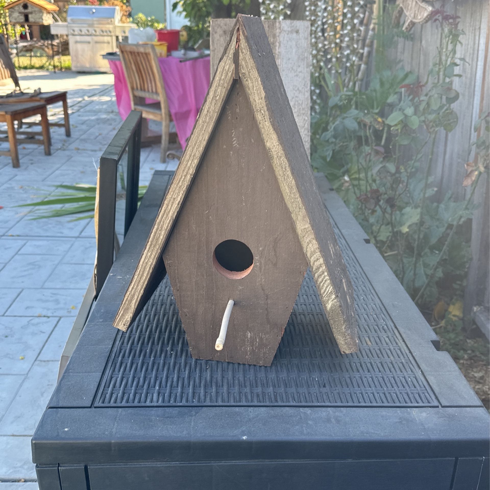 Redwood Bird House