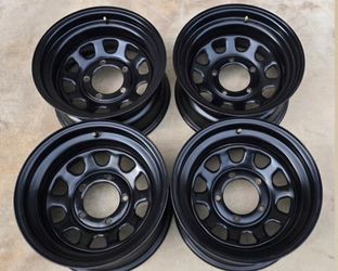 5x5.5 steel wheels, 15x8