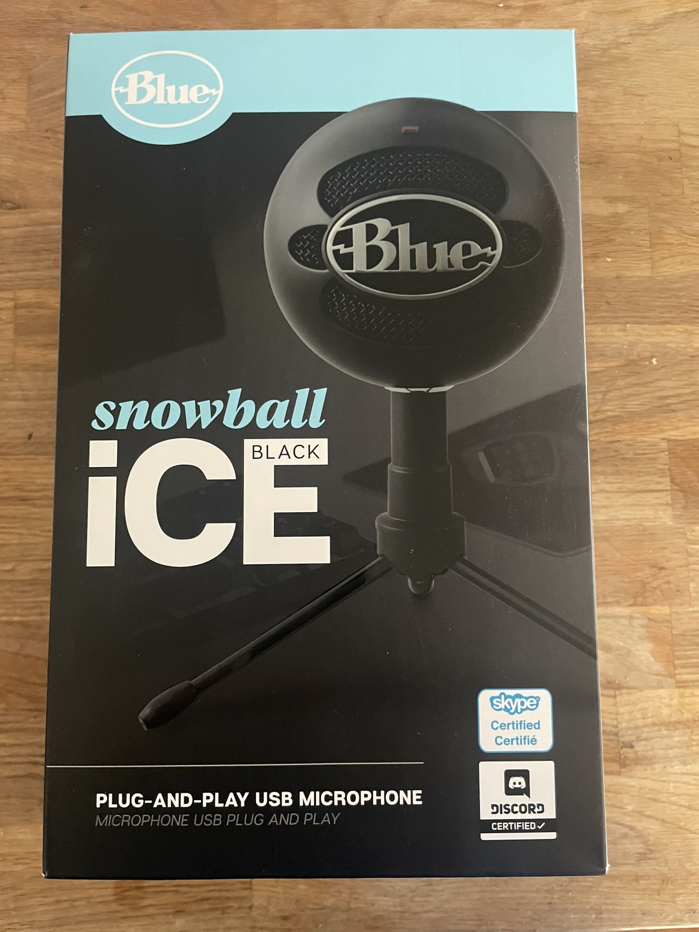 Blue: Black Ice plug and play USB microphone