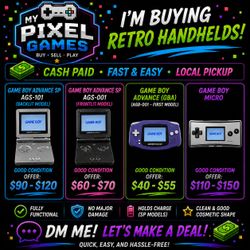 Gameboy Advance, SP, Micro for sale