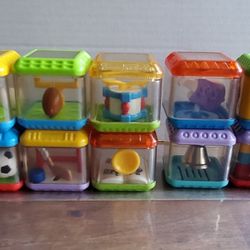 Fisher Price Peek-a-Blocks Mix Lot