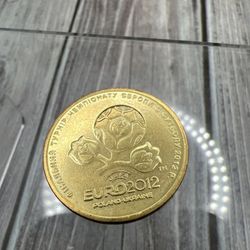 2012 Ukraine 1 Hryvnia EURO 2012 Football Championship Logo Commemorative Coin