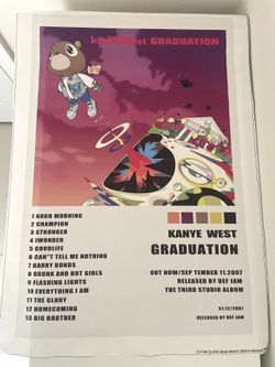 Kanye West Graduation Poster 