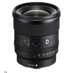 Sony FE 20mm f/1.8 G Lens With Filter 