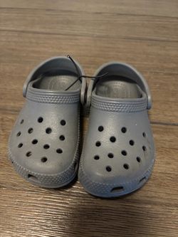 Kids Grey crocs