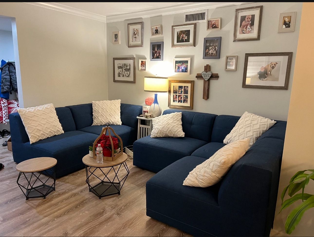 Blue Couch Sectional