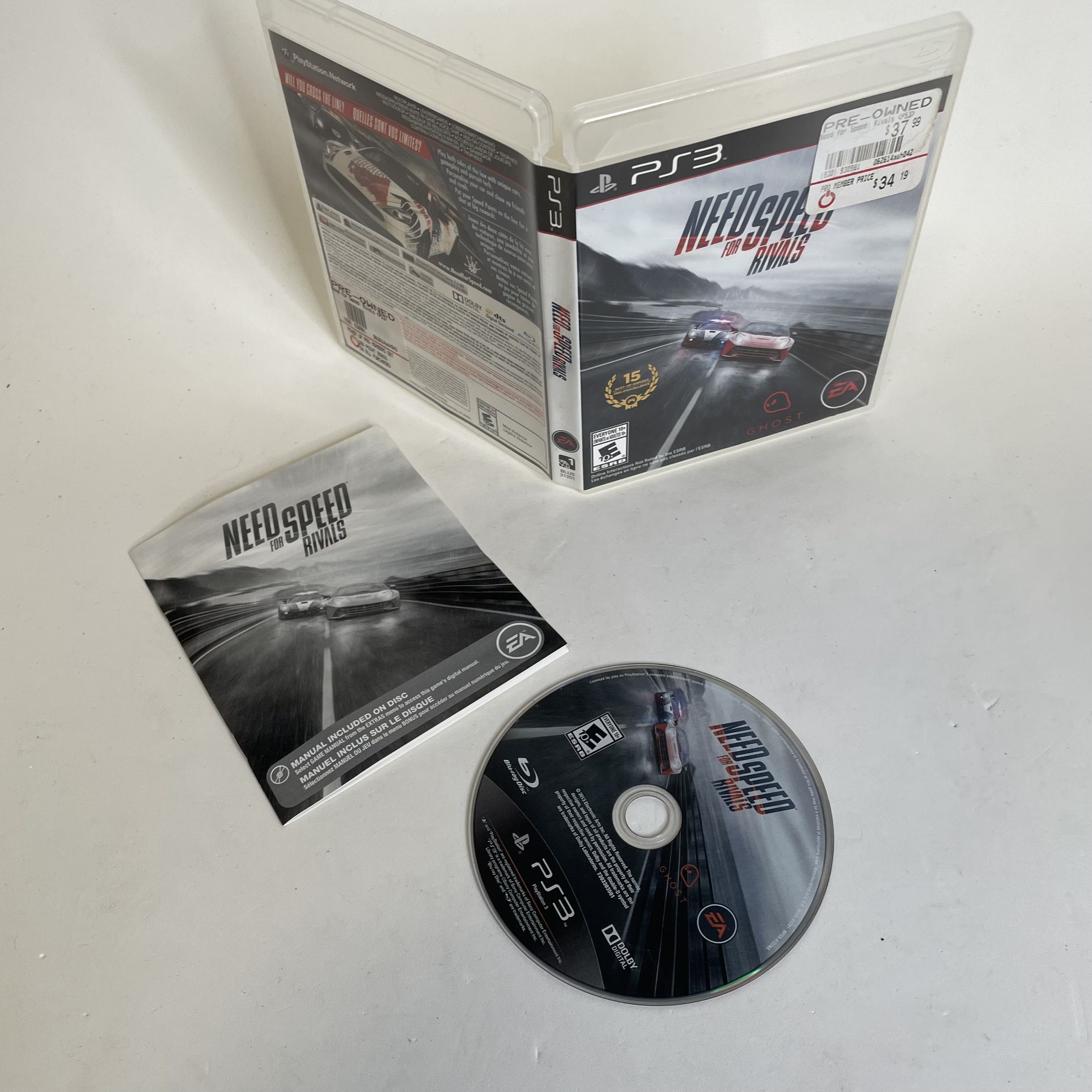 Need For Speed Rivals PS3 Game
