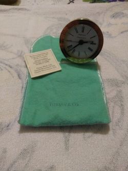 Tiffany & Co. Brasa Clock