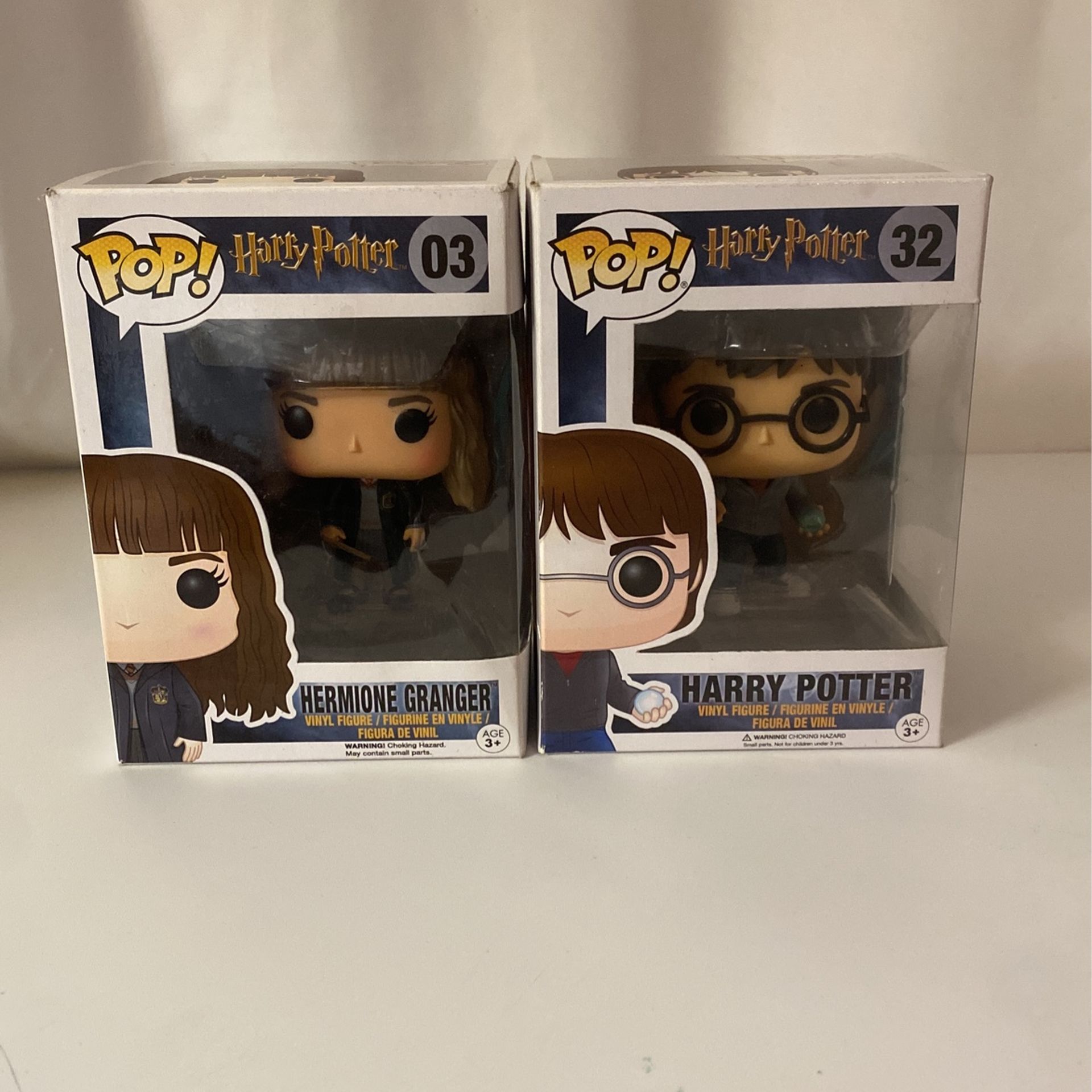 Harry Potter & Hermione Granger Funko Pops 