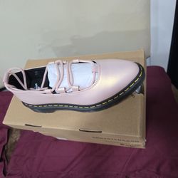 Dr. Martens Pink-gold Size 8 De Mujer