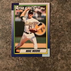 Mike Moore 1989 Baseball Card 