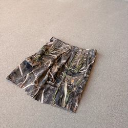 Browning Habitat Camo Mossy Oak Cargo Shorts Mens small